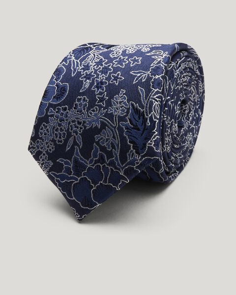 Floral Jacquard Silk Tie 